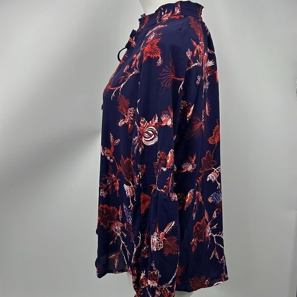 41 Hawthorn long sleeve XL floral blouse oversized - Picture 4 of 6